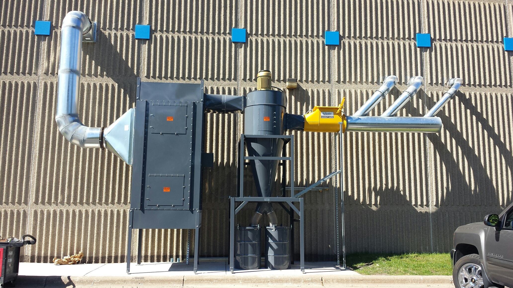 Installed Dust Removal System at the Carpenters & Joiners Training Center in St. Paul, MN